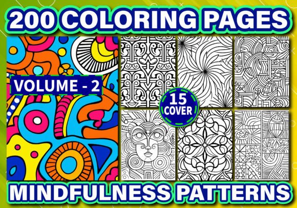200 Mindfulness Patterns Coloring Pages Graphics Review