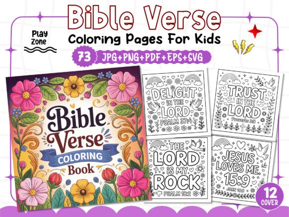 70 Bible Verse Coloring Pages for Kids: Graphics & Coloring Pages Review