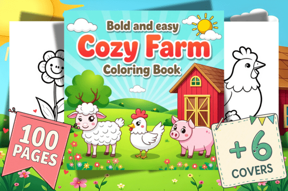 Bold and Easy Cozy Farm Coloring Pages Review
