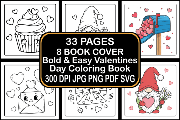Bold Easy Valentines Day Coloring Book Review