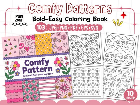 Comfy Pattern Bold Easy Coloring Pages: A Seller's Review