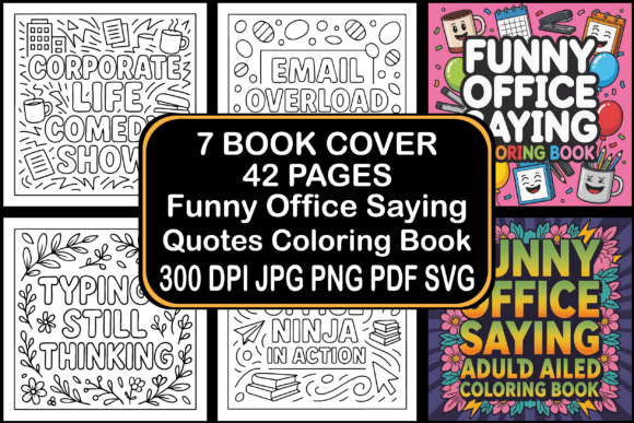 Funny Office Saying Quotes Coloring Page Review