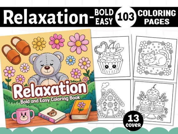 Relaxation Bold and Easy Coloring Pages Review