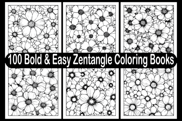 Reviewing 100 Bold Easy Zentangle Coloring Books for Professional Graphics