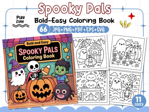 Spooky Pals Coloring Pages for Adults: A Designer's Review