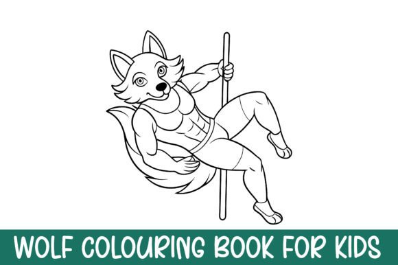 Wolf Coloring Page Graphics and Coloring Pages